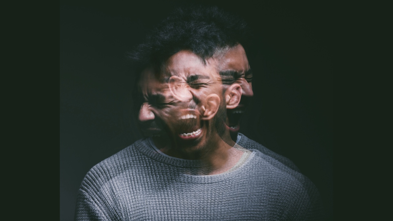 Man with many emotions